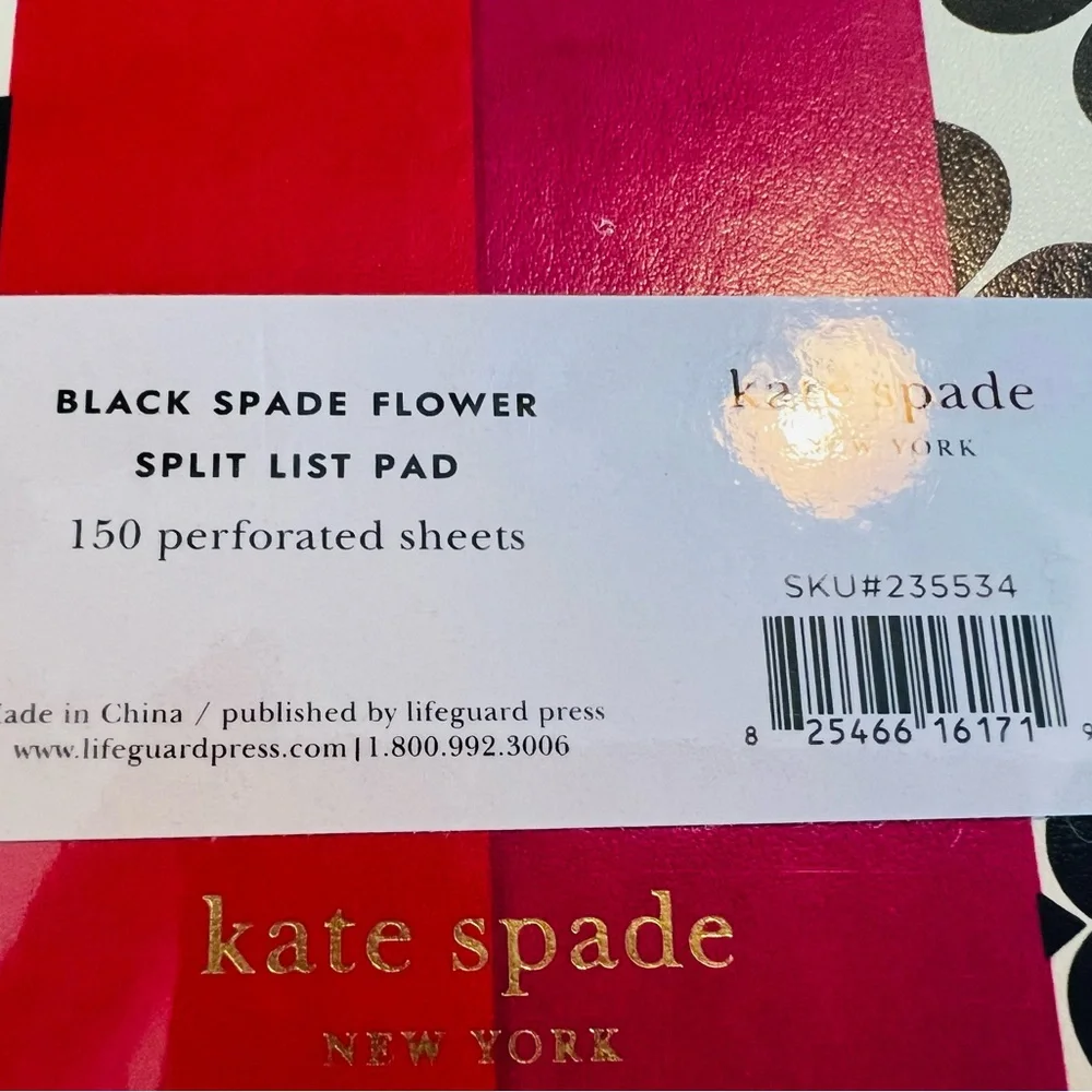 Kate spade Black and White Office Planner